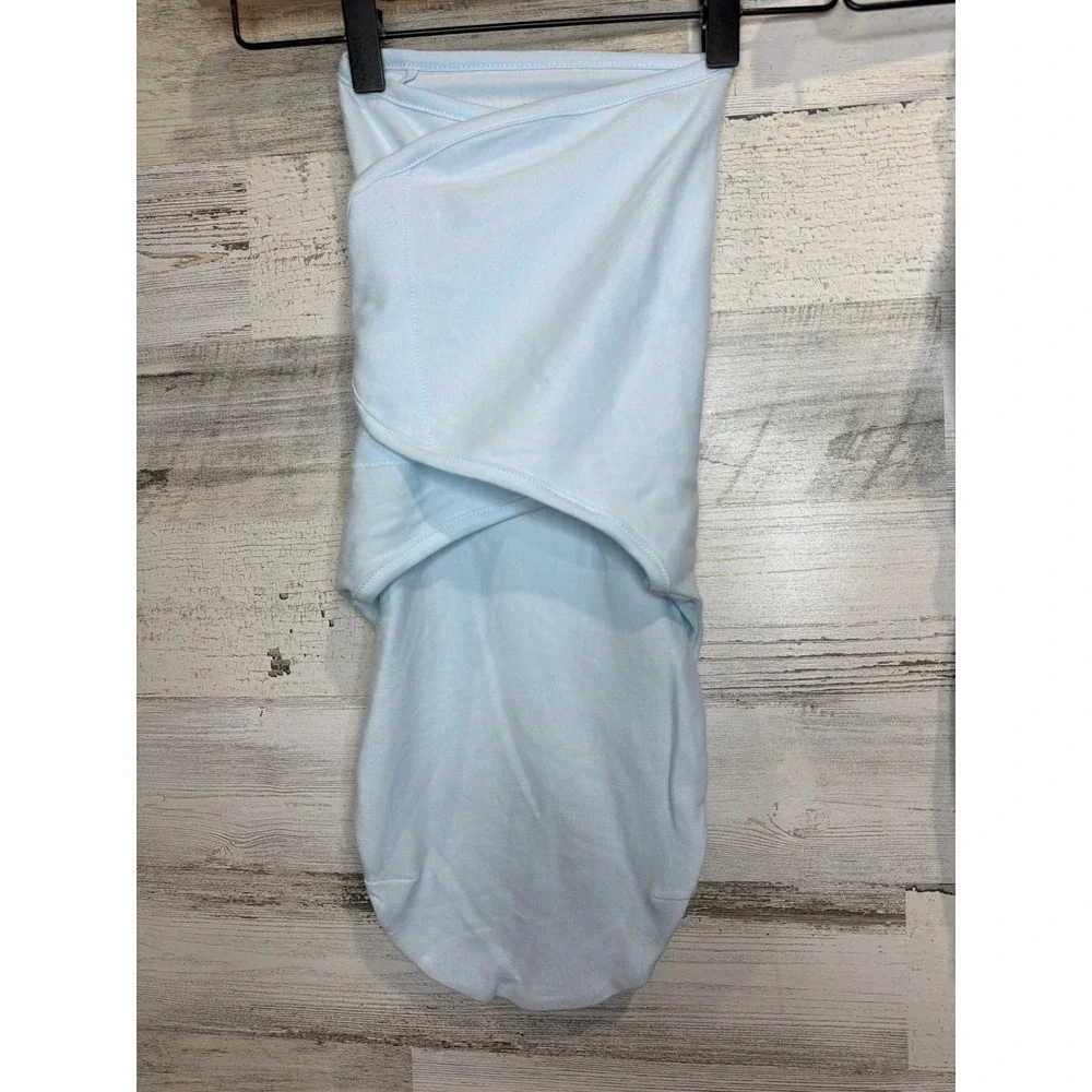SwaddleMe Amelia Phoebe Swaddle Bundle Boys S/M Blue Dino Print Cotton EUC